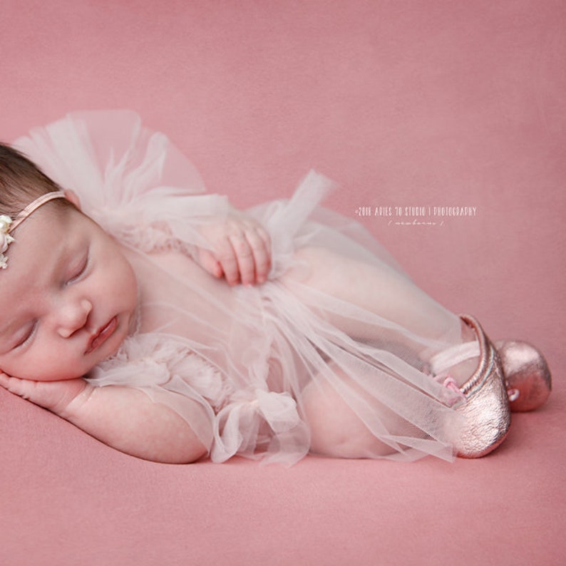 Baby Ballet Slippers Pink Premie Newborn Toddler Ballet Etsy