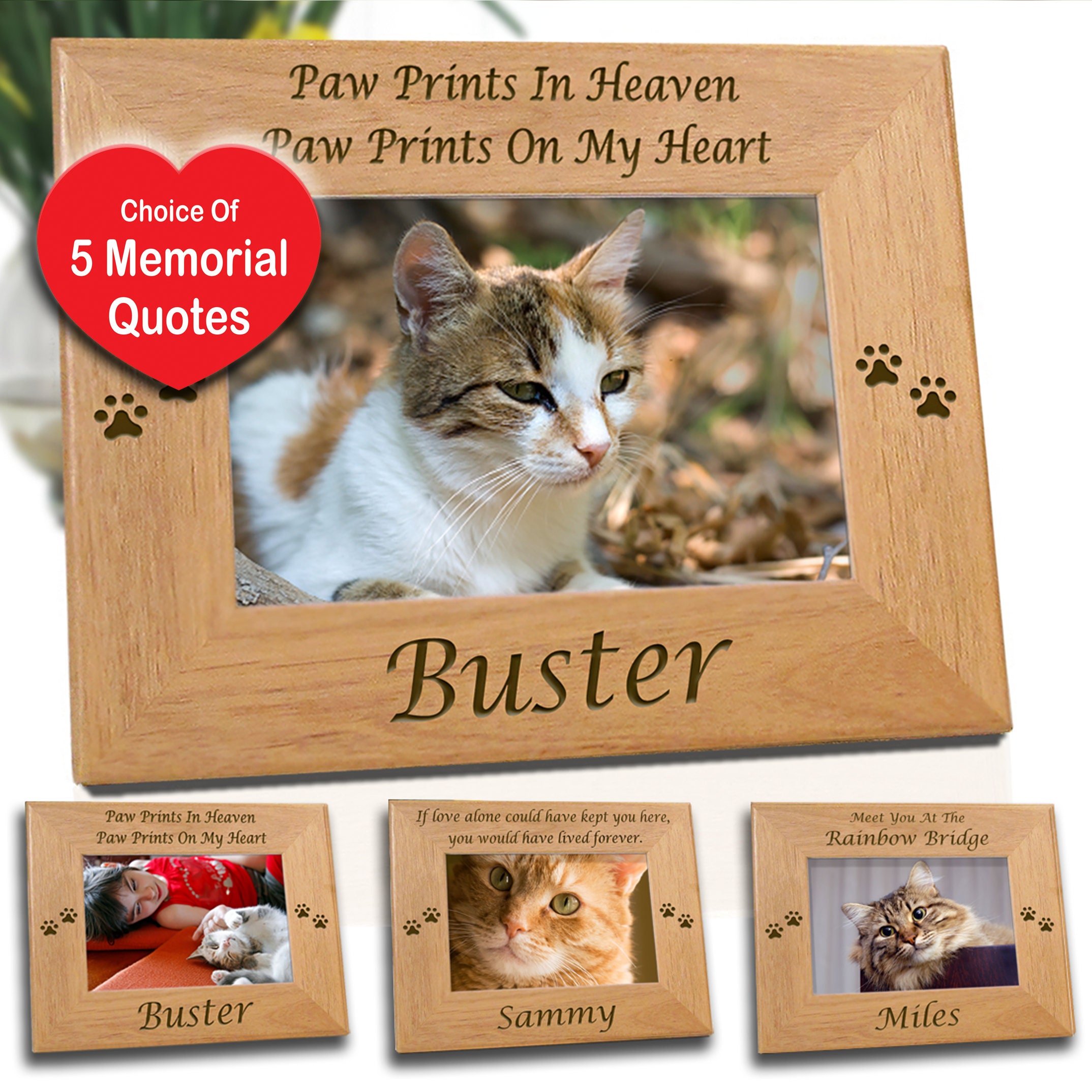 Rainbow Bridge Cat Memorial Photo Frame Choice of 5 Sympathy - Etsy Rainbow Bridge Cat Memorial Photo Frame Choice of 5 Sympathy - Etsy