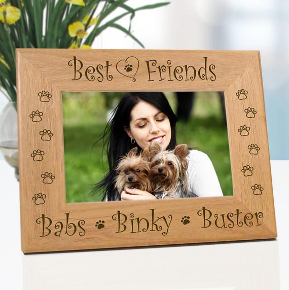 Buy Dog Lover Gifts for Women, Personalized Pet Photo Frame, New