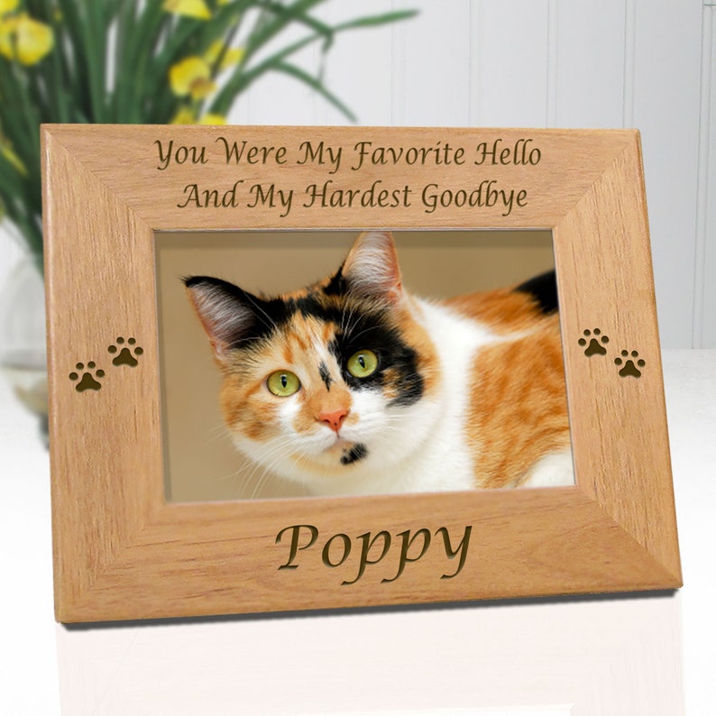 Pet Memorial Gift Pet Loss Gifts Cat Picture Frame Picture