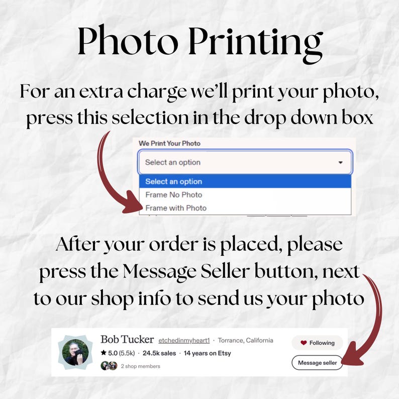 Regalo personalizado para el cumpleaños de la mamá perruna y el Día de la Madre, retrato personalizado de tu mascota, marco de fotos de madera grabado. imagen 8