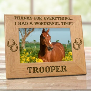 Thanks For Everything Horse Frame, Horse Gift for Men, Gifts For Women, Horse Décor, Horse Dad Gifts, HorseGirl Gifts, Horse Country Gifts