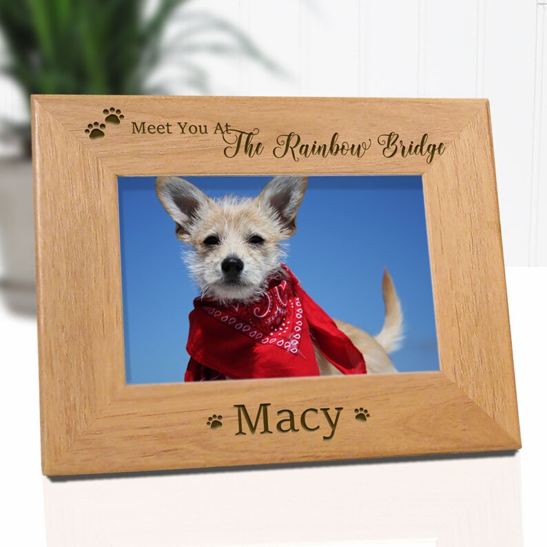 Dog Memorial Frame Dog Picture Frames Pet Loss Gifts Dog