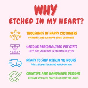 Regalo personalizado para el cumpleaños de la mamá perruna y el Día de la Madre, retrato personalizado de tu mascota, marco de fotos de madera grabado. imagen 10