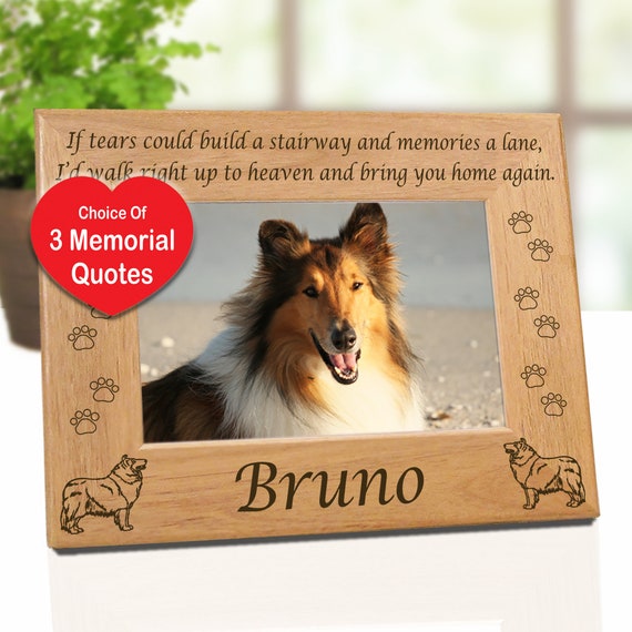 Etsy dog cheap memorial frame