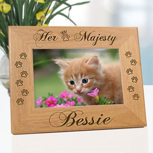 Personalized Cat Frame, Cat Lady Gift, Cat Lovers Gift, Best Friend Gift Ideas, Custom New Kitten Gift, Personalized Cat Gift for Women