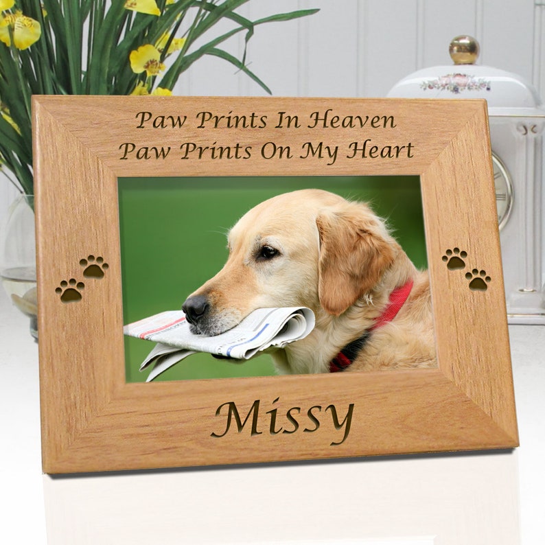Dog Memorial Dog Memorial Frame Dog Frame Dog Memorial Etsy