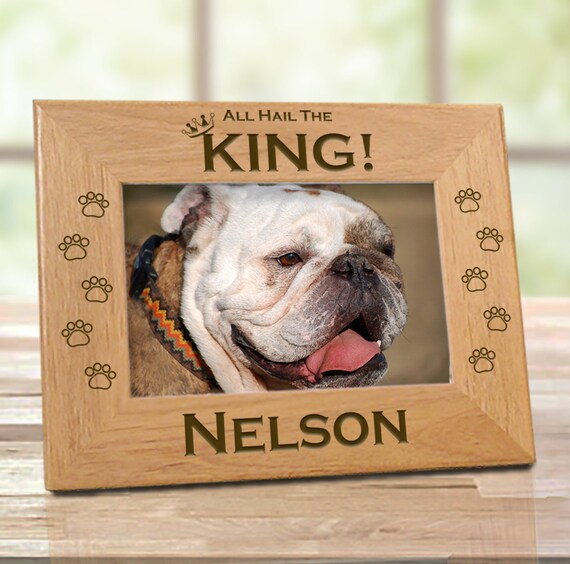 Dog Portrait Custom Memorial Photo Frame Image 0