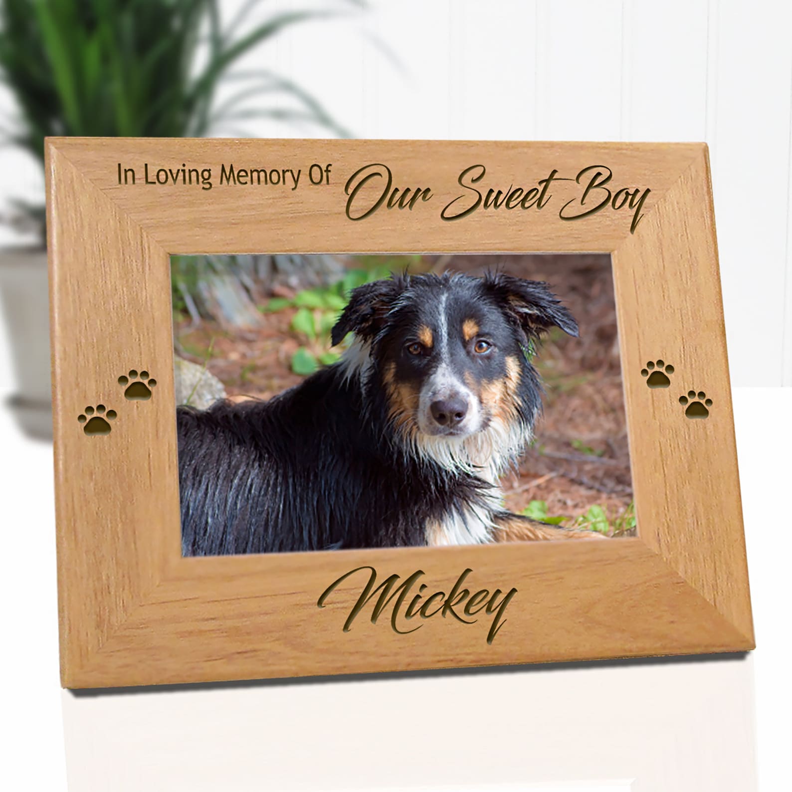 In Loving Memory 5x7 Dog Picture Frames. Personalized Name Etsy.de