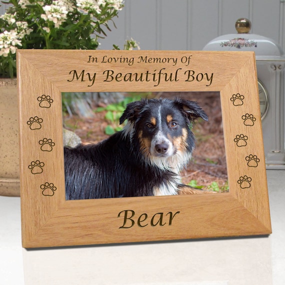 Dog Memorial Gift Portrait Custom Image 0