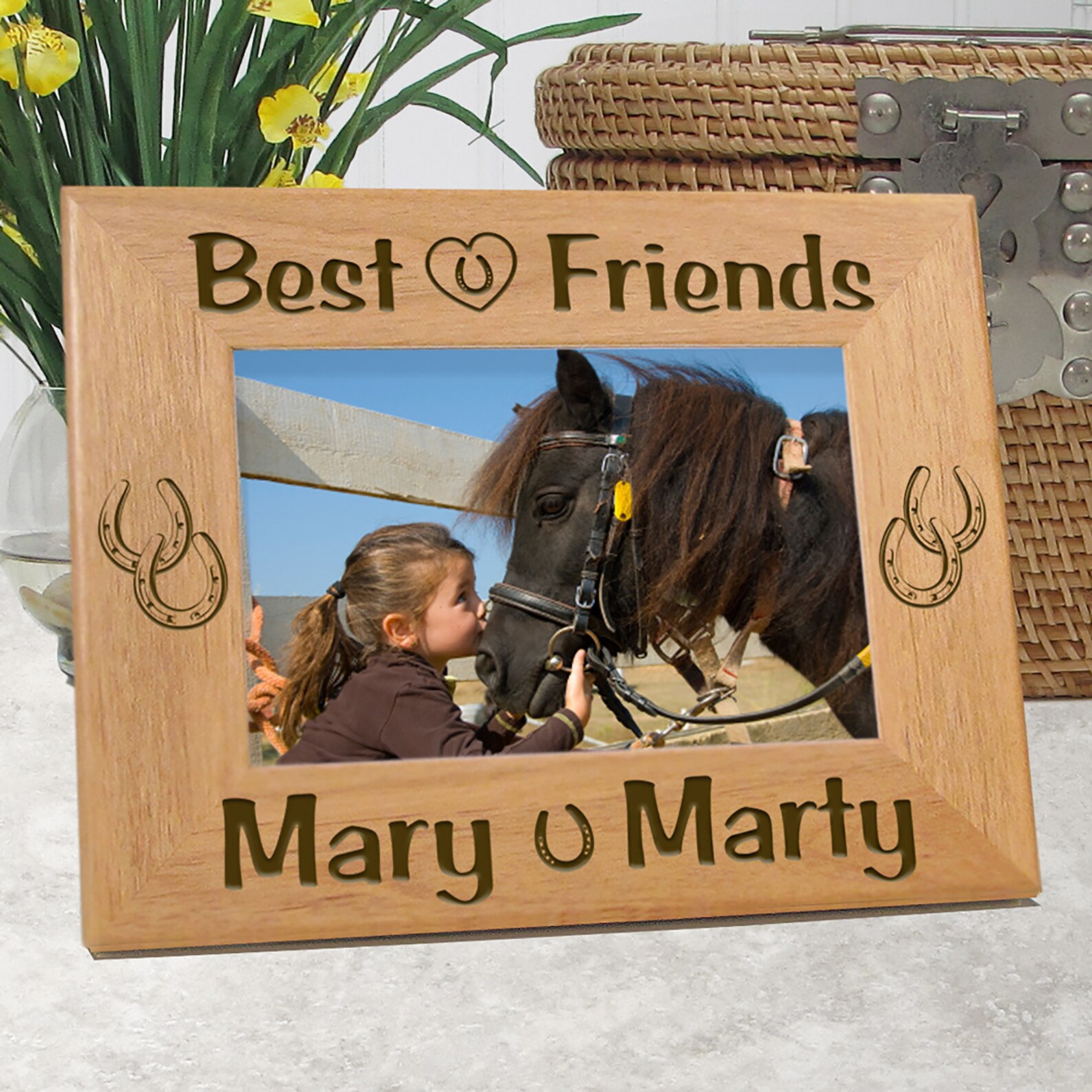 Horse Gift for Girls Horse Frame Teens Name Frames Etsy