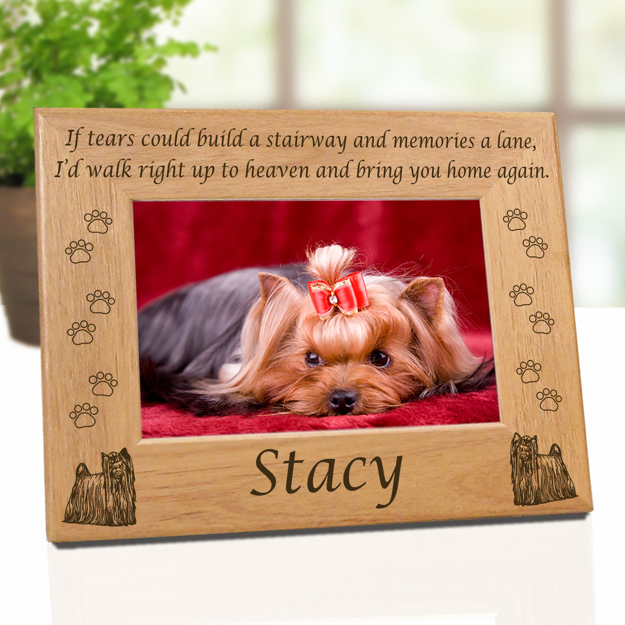 Yorkie Mom Dog Lover Makeup Bag, Yorkshire Terrier Gifts