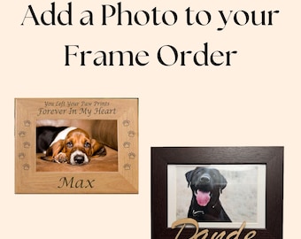 Añade una foto a tu pedido de marco.