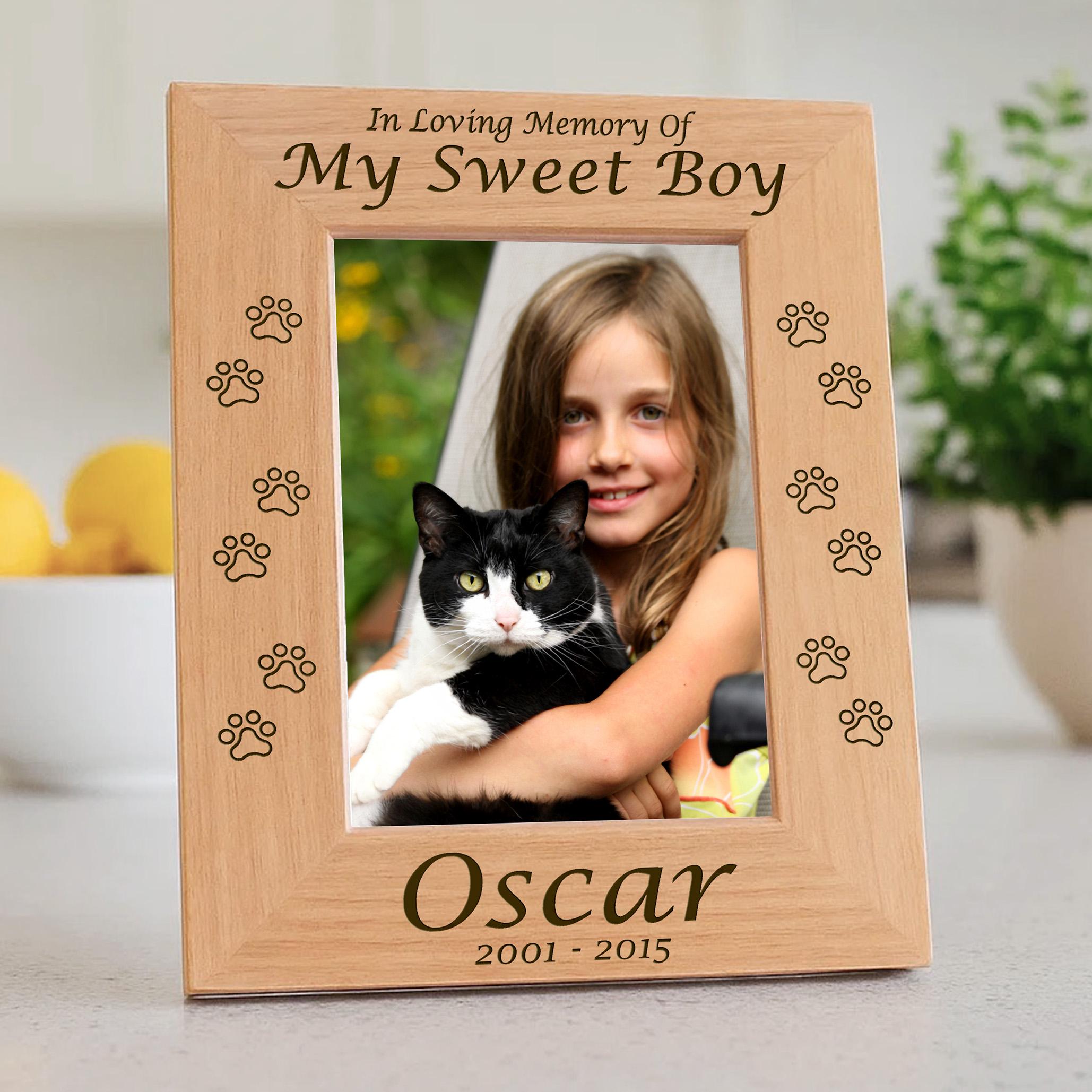 Cat Memorial Gift, Loss of Cat, Cat Loss Gift, Picture Frames, Pet ...