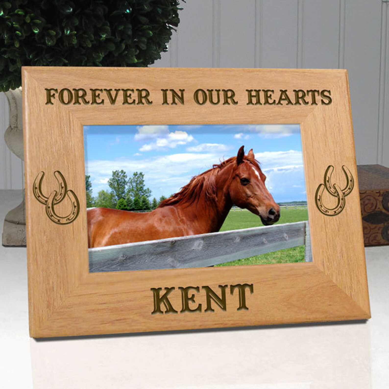 Picture Frame for Horses Personalized With Name Etsy UK