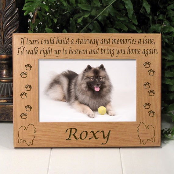 Custom Dog Portrait Memorial Photo Frame Frames Image 0