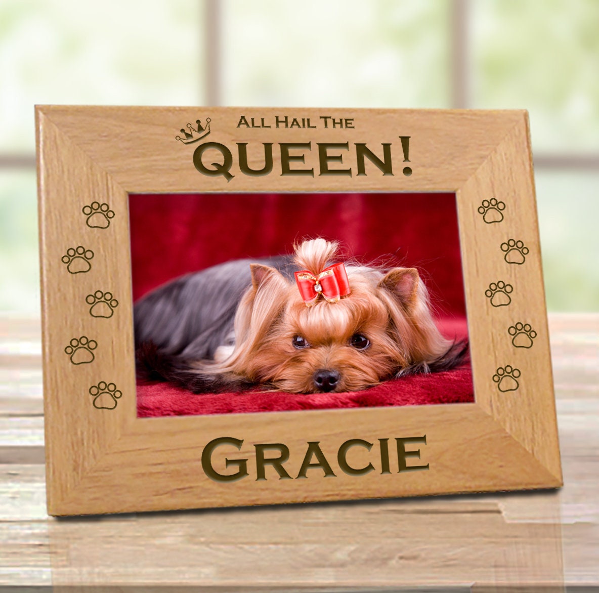 Personalized Dog Frame Gift Portrait Custom 50