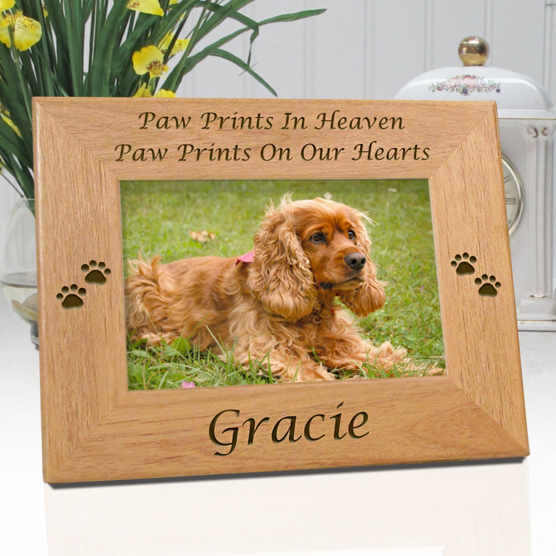 Dog Memorial Dog Memorial Frame Dog Frame Dog Memorial Etsy