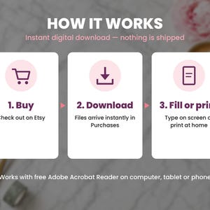 How the perimenopause symptom tracker instant download works in 3 steps