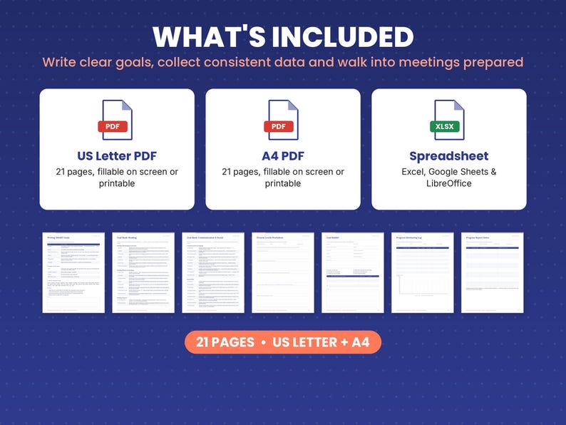 What is included in the iep goal bank: files, formats and 21 pages