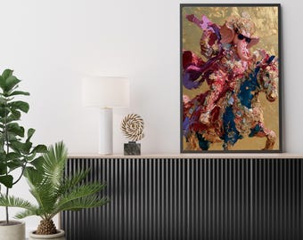 Neo Ganesha Sovereign Momentum | Luxury Digital Wall Art Print