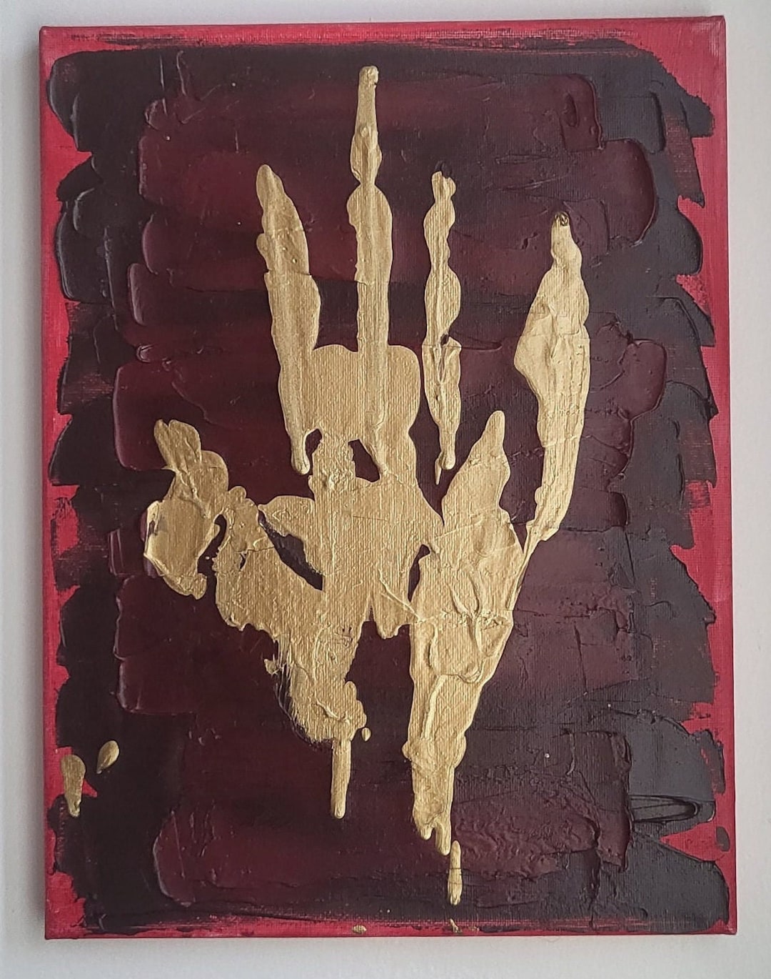 Rorschach's Hand - Oil Painting - Etsy