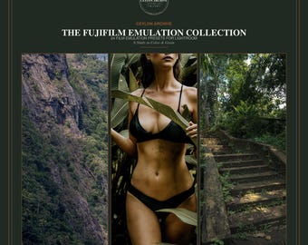 Ceylon Archive Fujifilm Emulation Collection 24 Lightroom Presets, Astia Velvia Provia Film Filters (Desktop/Mobile)