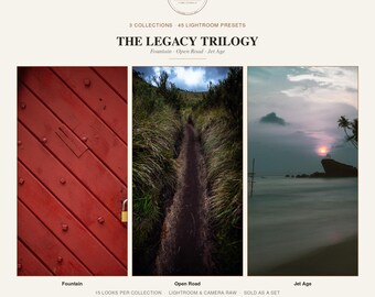 Ceylon Archive Legacy Trilogy 45 Lightroom Presets Bundle, Vintage Travel Film Filters (Desktop/Mobile)