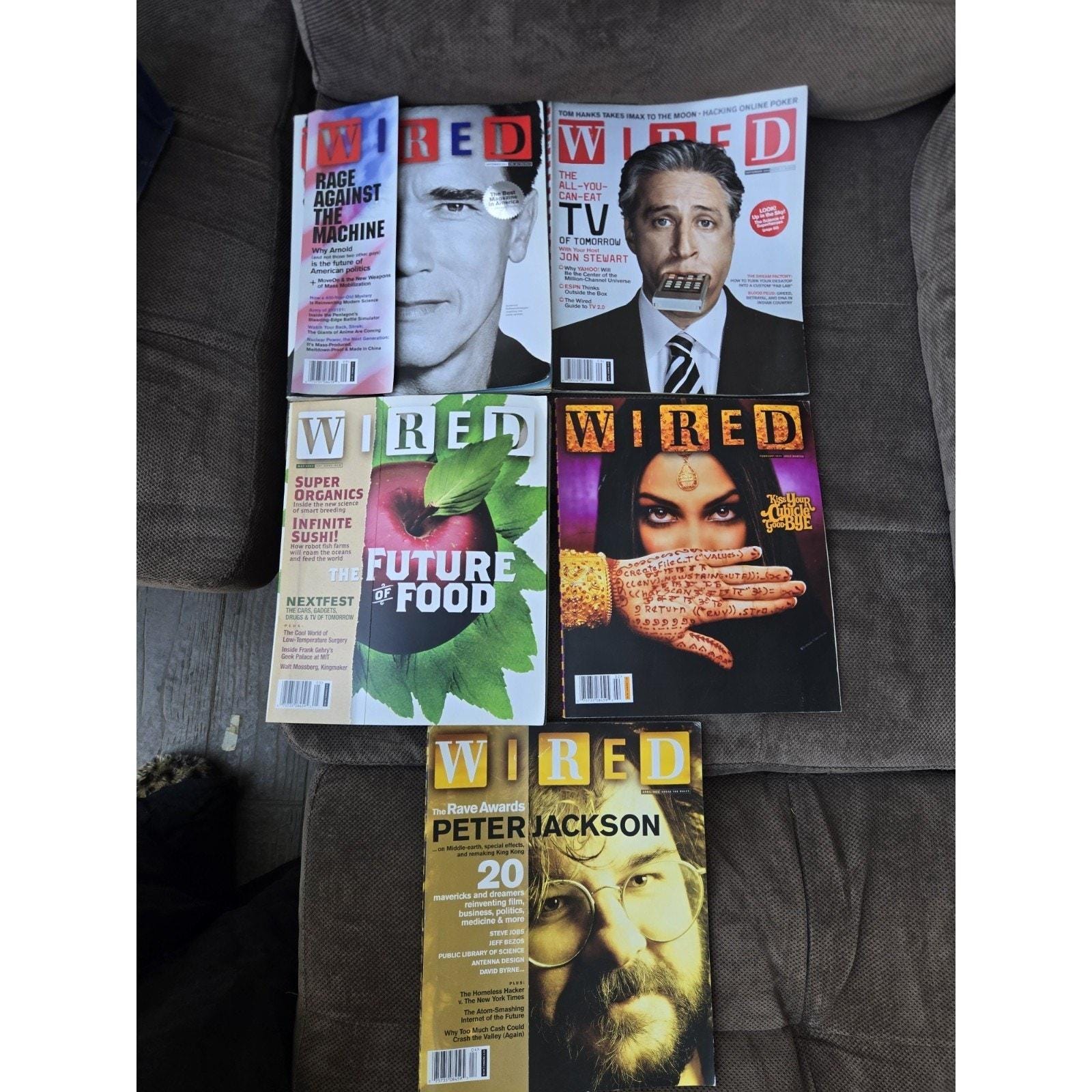アート・デザイン・音楽 Wired Magazine Collection Wired Magazine - Etsy