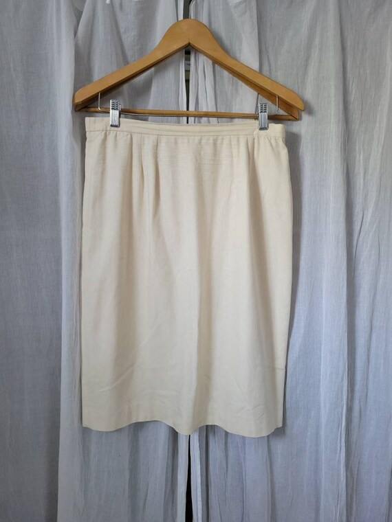 Silk Skirt Suit Matching Set - image 9