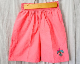 Pink Vintage High Waisted Athletic Shorts