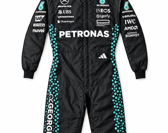 Kombinezon wyścigowy F1 Petronas Go Kart: Możliwość personalizacji, poziom CIK/FIA 2, brak opłat celnych
