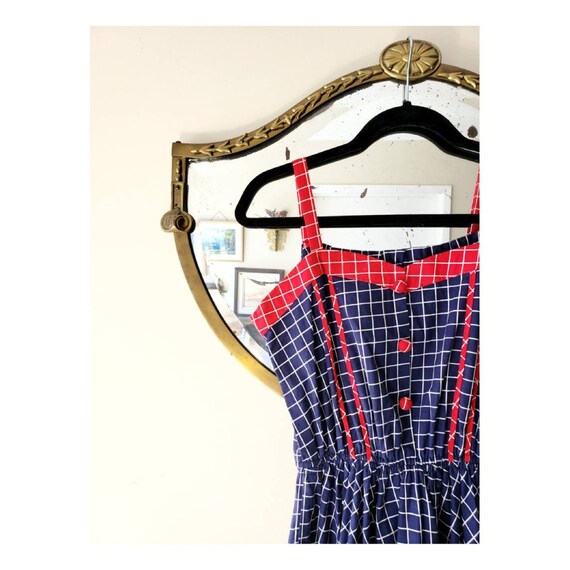 80s Does 50s Gorgeous Pin Up Swing Dress