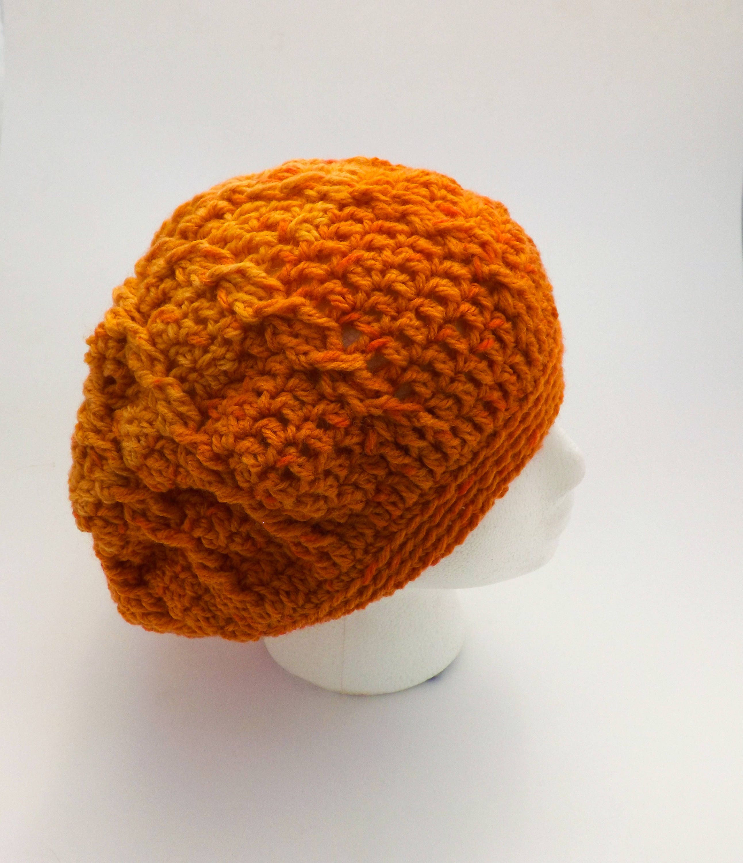 Cabled Slouchy Hat Crochet Pattern PDF Pattern Only - Etsy