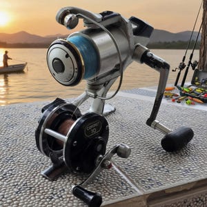 1F 【ビンテージ】RYOBI リョービ POWER LEADER 船竿 2穂先 Vintage Ryobi Fishing Reel - Etsy