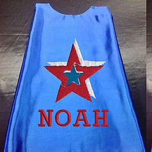 Super Hero Cape, Kids Cape!  Super Star Cape  Embroidered  Personalized with Name