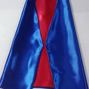 Super Hero KID'S's Cape, Personalized Big Brother Cape Embroidered with Monogram and Name Royal Blue image 2
