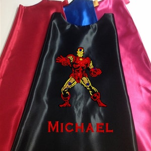 Super Hero Cape, Kid's Cape, Superhero,   Embroidered  Personalized  custom cape