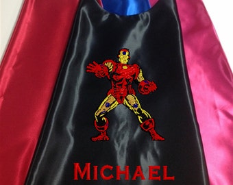 Super Hero Cape, Kid's Cape, Superhero,   Embroidered  Personalized  custom cape