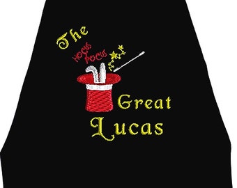 Magic,  The Great Magician Cape with your child's Name  Embroidered Personalized Superhero cape  Proudly Made in USA