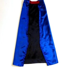 Superhero cape Kid's Cape Diamond Shield Custom Embroidered Personalized With Name And Initial image 3