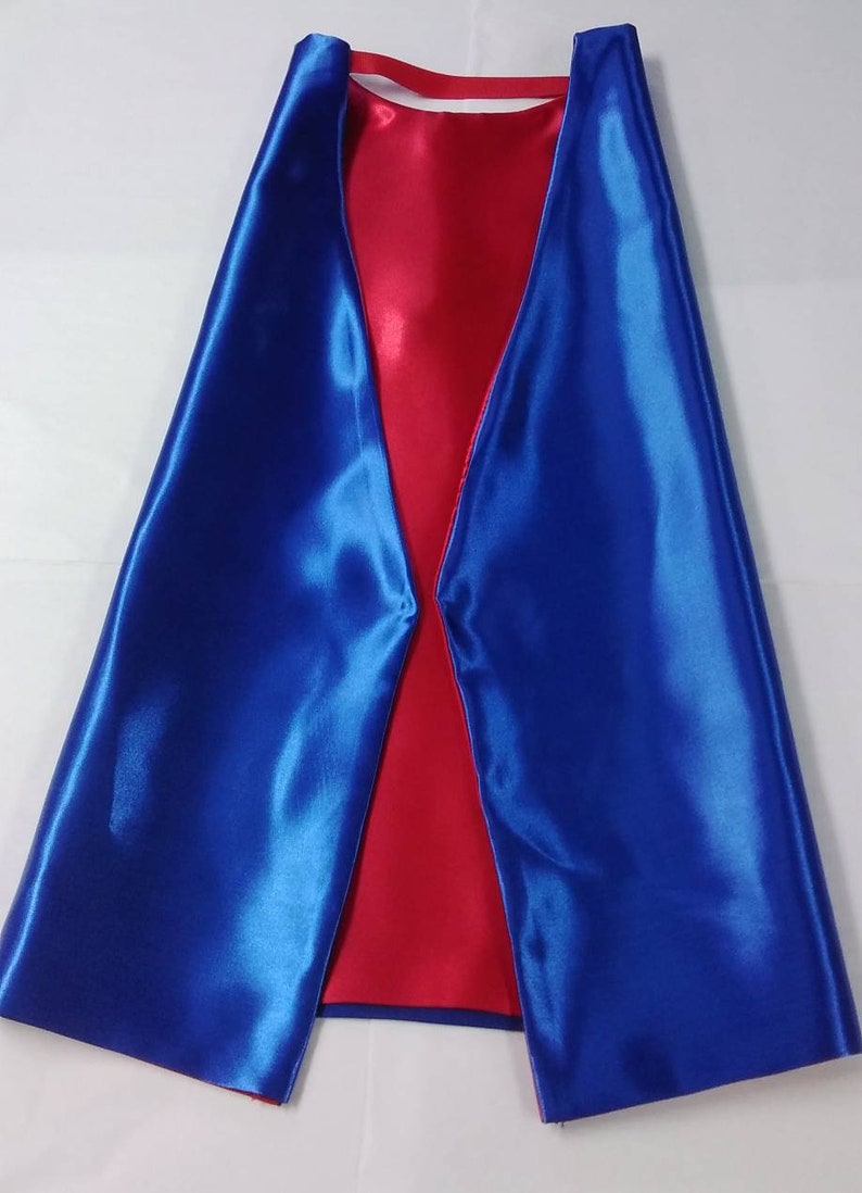 Superhero cape Kid's Cape Diamond Shield Custom Embroidered Personalized With Name And Initial image 2