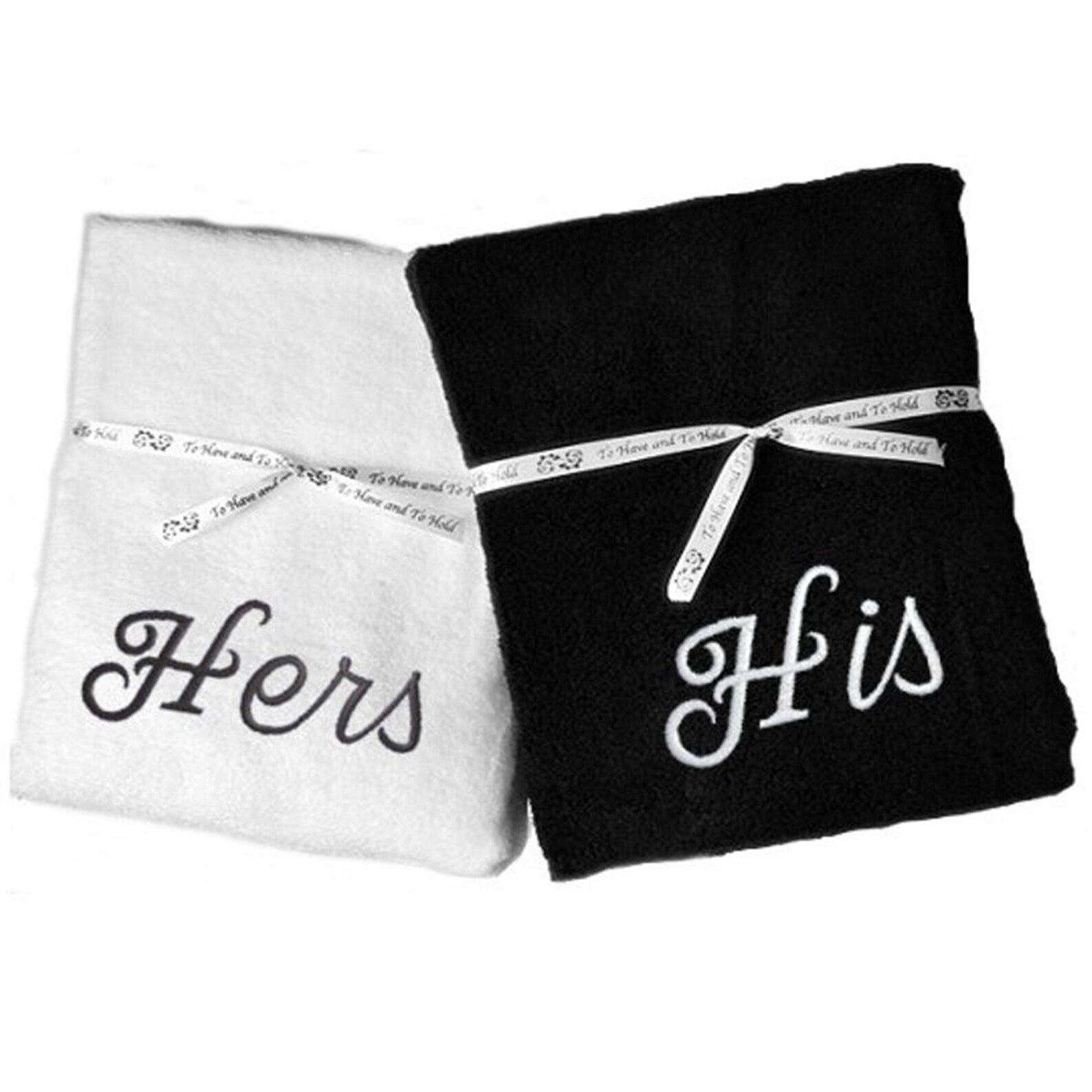 Couples Wedding Gift Towel Set of Two Beach Bath Pool Towels Etsy