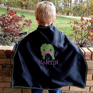 Superhero cape Kid's cape, Super Hero Cape Big Brother cape Custom Embroidered Personalized image 2