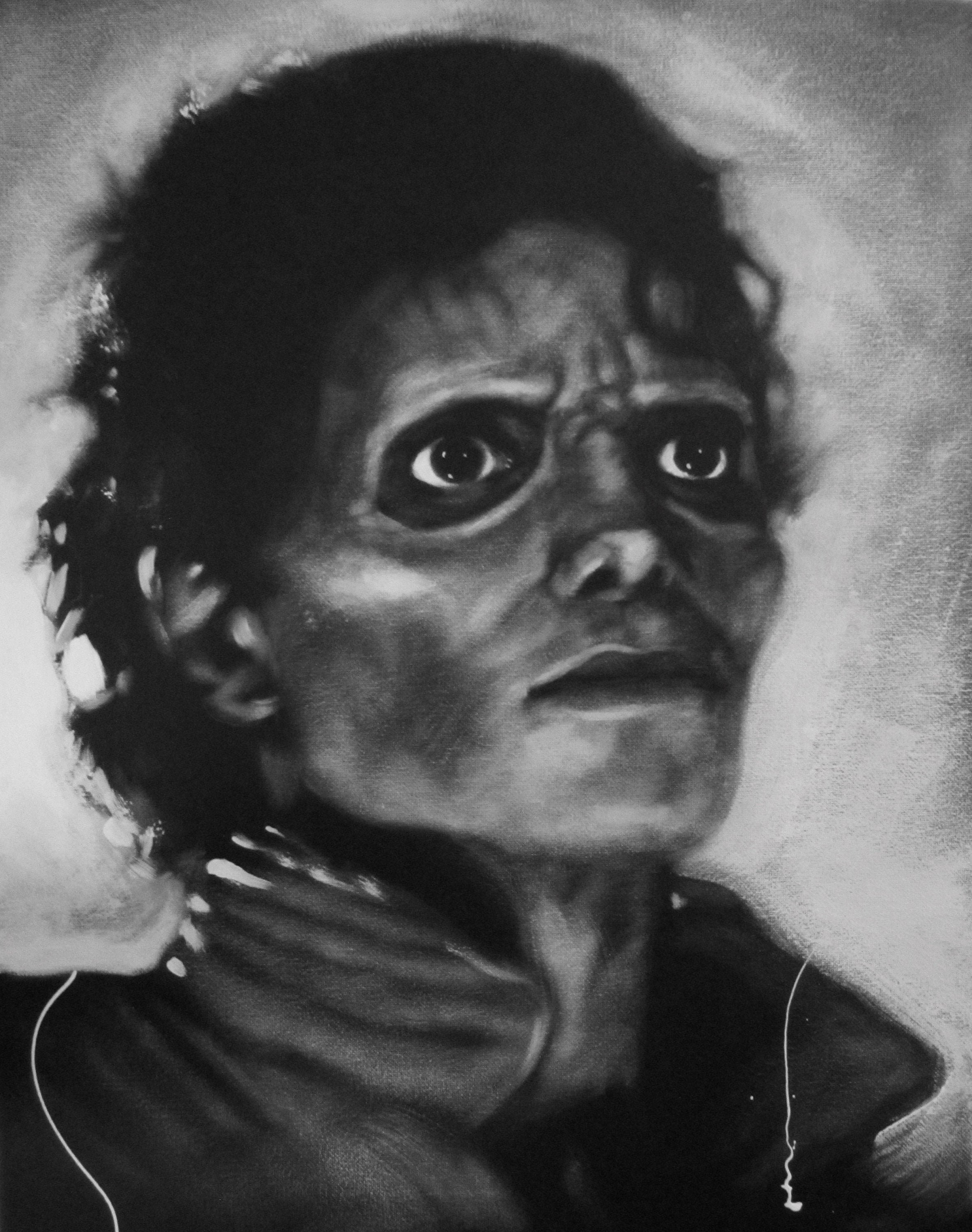 マイケル・ジャクソン、スリラー、キャンバスに描かれたオリジナル20