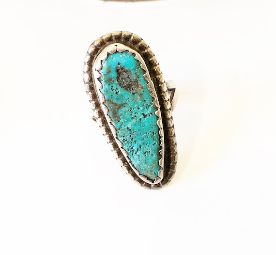 Native American Turquoise Ring Turquoise Sz 6