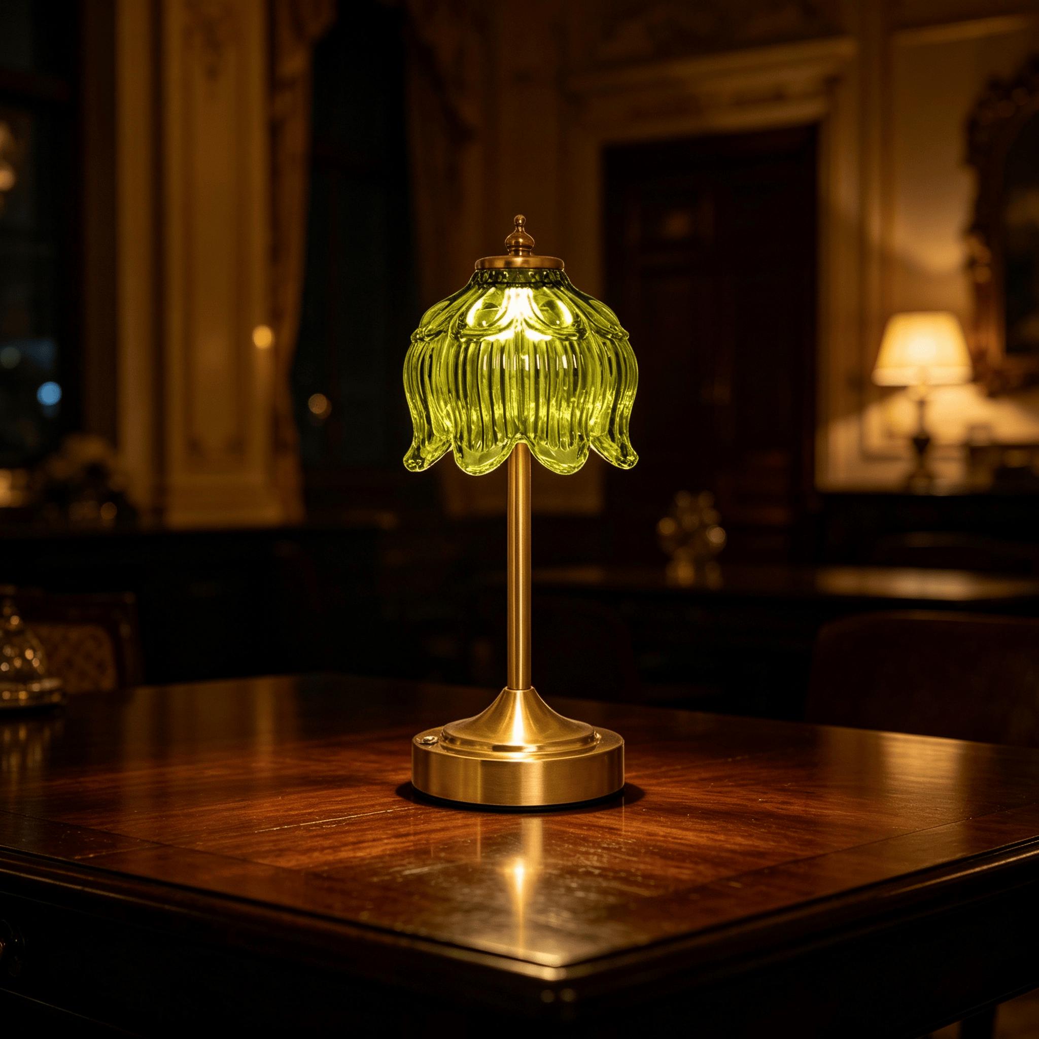 フラワーランプ Vintage flower lamp - Etsy 日本