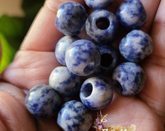 Sodalite Loc Beads