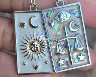 Tarot Card Earrings | Mystic | Moon Sun Stars