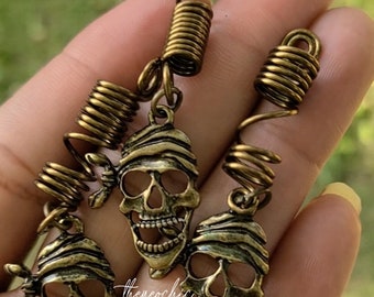 Pirate Loc Jewelry | Dreadlock Jewelry | Loc Beads